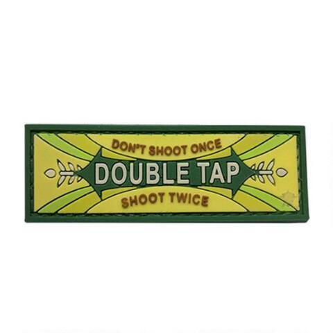 5ive Star Gear PVC Morale Patch Double Tap Outdoor Tactical Australia