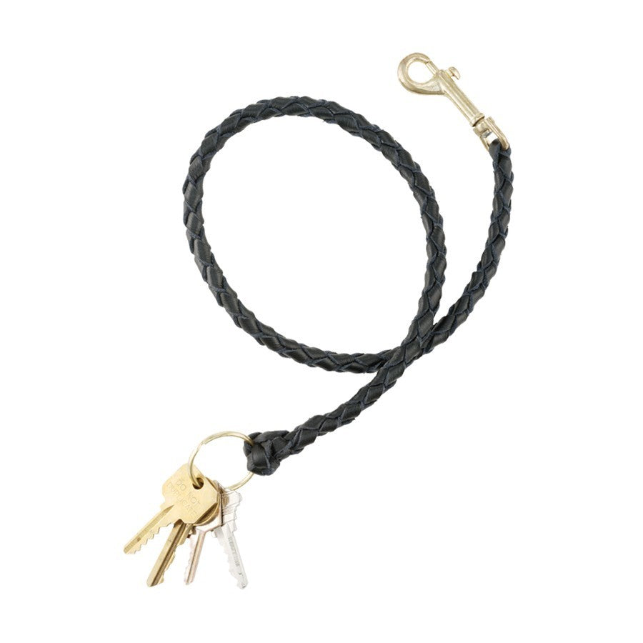 Aker Leather Jailers Leash Braided Leather Key Retainer Custom 27" Length Outdoor Tactical Australia