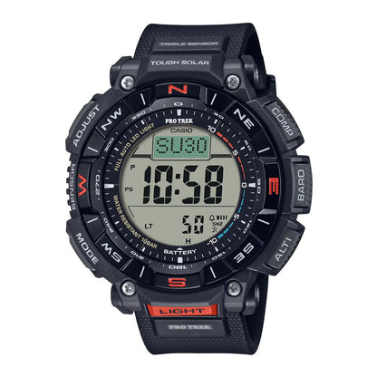 Casio Pro Trek Solar Triple Sensor Watch Black Outdoor Tactical Australia