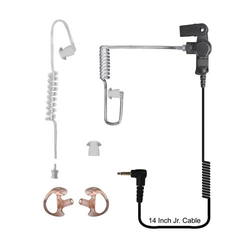 CODE RED Silent Jr Pack Earpiece Clear Acoustic Tube Listen Only for 2-Way Radios Outdoor Tactical Australia