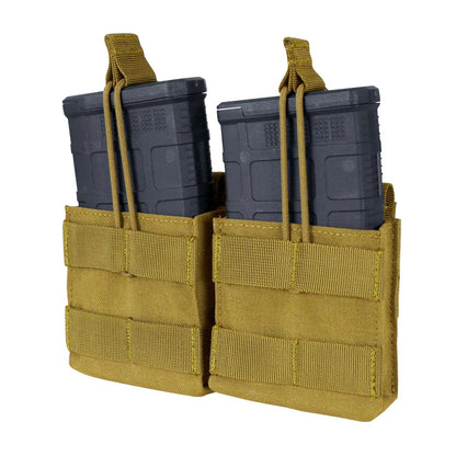 Condor Double M14 Open-Top Mag Pouch Coyote Brown Outdoor Tactical Australia