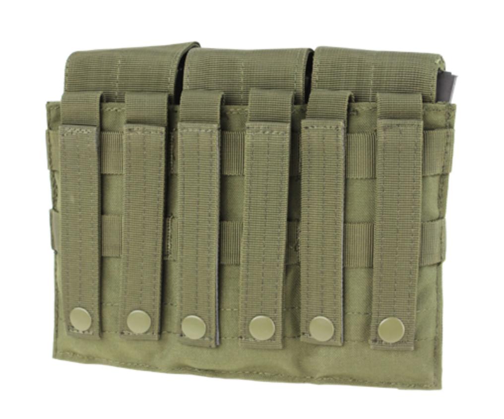 Condor Triple M4 Mag Pouch Black Outdoor Tactical Australia