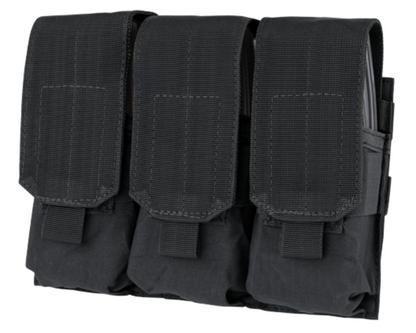 Condor Triple M4 Mag Pouch Black Outdoor Tactical Australia