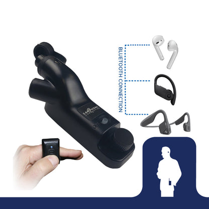 Earphone Connection Bluetooth Adapter and Remote Switch for Motorola XPR/APX with on/off switch, accessory jack and dual pairing