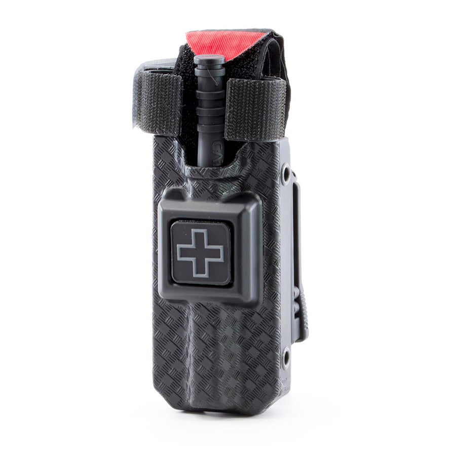 Eleven 10 Rigid TQ Tourniquet Case for C-A-T Gen 7 Black Basket Weave Belt Outdoor Tactical Australia