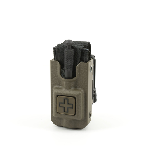 Eleven 10 Rigid TQ Tourniquet Case for SOFTT/SOFTT-W Plain Ranger Green Belt Attachment (TekLok) Outdoor Tactical Australia