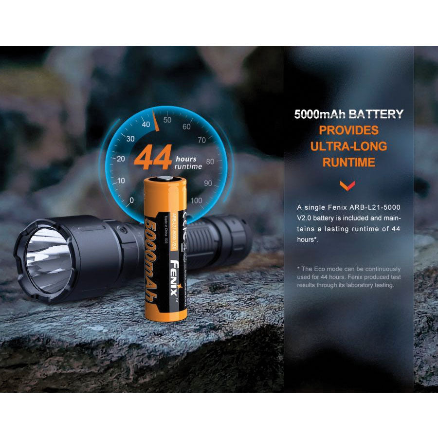 Fenix WF26R 3000 lumens 450m throw rechargeable torch with charging dock Outdoor Tactical Australia