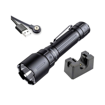 Fenix WF26R 3000 lumens 450m throw rechargeable torch with charging dock Outdoor Tactical Australia