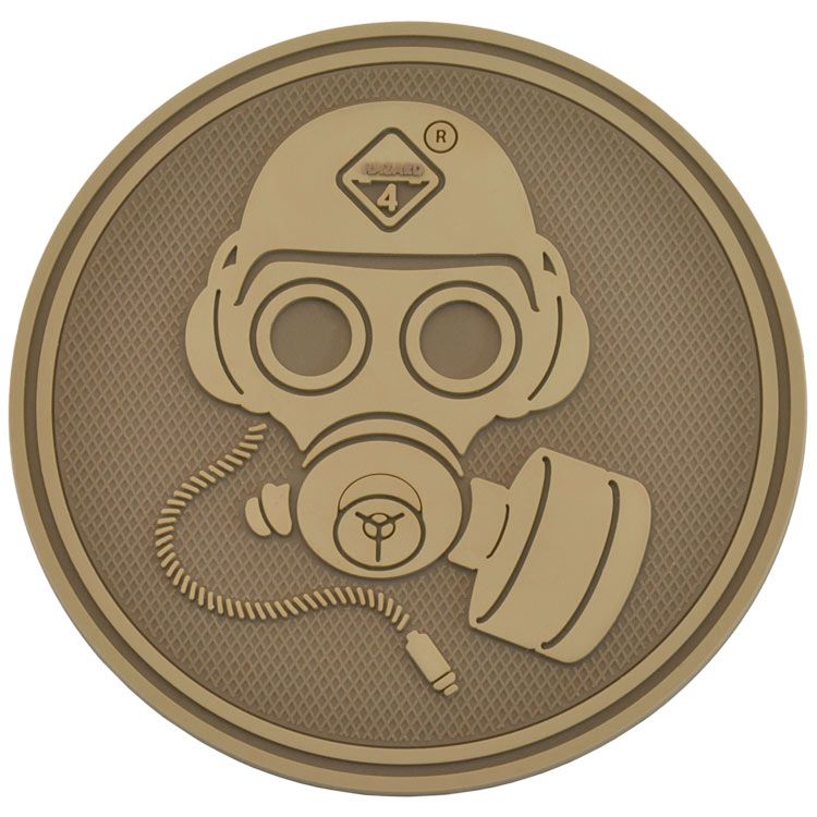 Hazard 4 Special Forces Gas Mask Patch Coyote Outdoor Tactical Australia