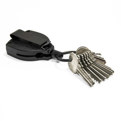 KeyBak Super 48 Plus Ambidextrous Heavy Duty Retractable Keychain with Belt Clip for Duty Belts Outdoor Tactical Australia