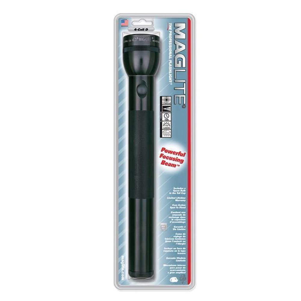 Maglite 4 Cell D Xenon Incandescent Flashlight in Hang Pack Outdoor Tactical Australia