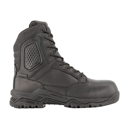 Magnum Strike Force 8.0 Leather Side-Zip Composite Toe Waterproof Boot Black 4US Outdoor Tactical Australia