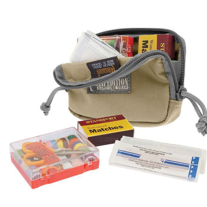 Maxpedition Hook & Loop 3x 5 Inches Zipper Pocket Khaki Foliage Outdoor Tactical Australia
