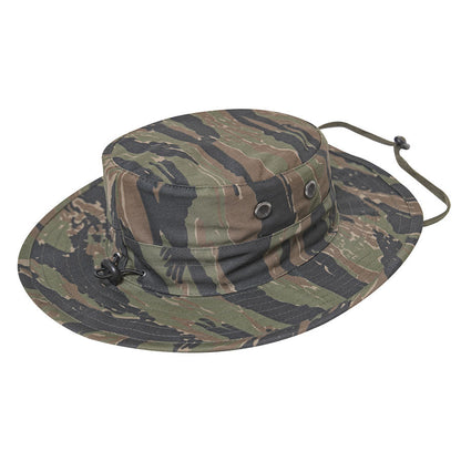 MilSpec Adjustable Boonie Hat Tiger Stripe Camo Outdoor Tactical Australia