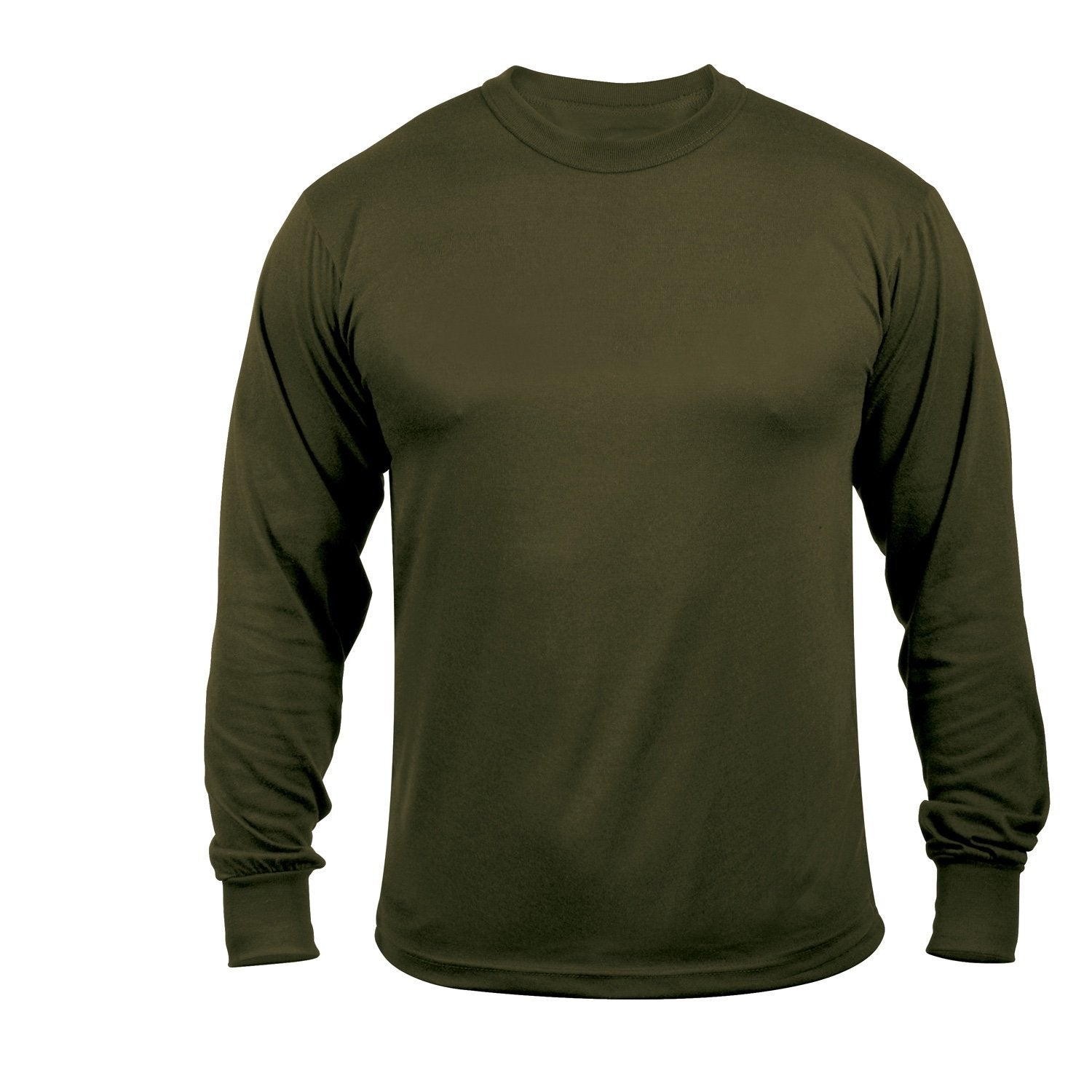 MilSpec Moisture Wicking Long Sleeve T-Shirt Olive Drab Small Outdoor Tactical Australia