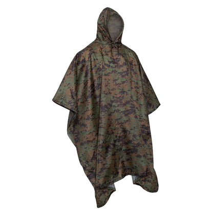 MilSpec Special G.I. Type Military Rip-Stop Poncho Woodland Digital Camo Outdoor Tactical Australia