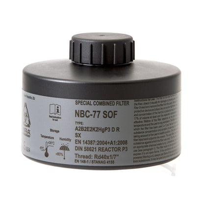 Mira Safety CBRN Gas Mask Filter NBC77 SOF 40mm Thread Canister Outdoor Tactical Australia