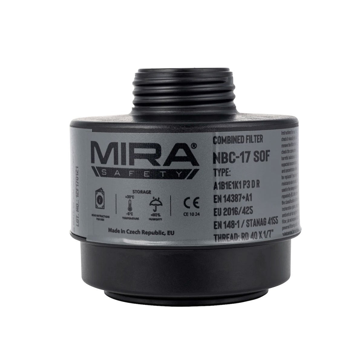 Mira Safety TAPR Tactical Air-Purifying Respirator Mask Universal Fit NBC-17 SOF Filter Outdoor Tactical Australia