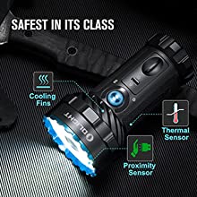 Olight Marauder 2 14,000 Lumens High Intensity LED Large Torch - BLACK Outdoor Tactical Australia