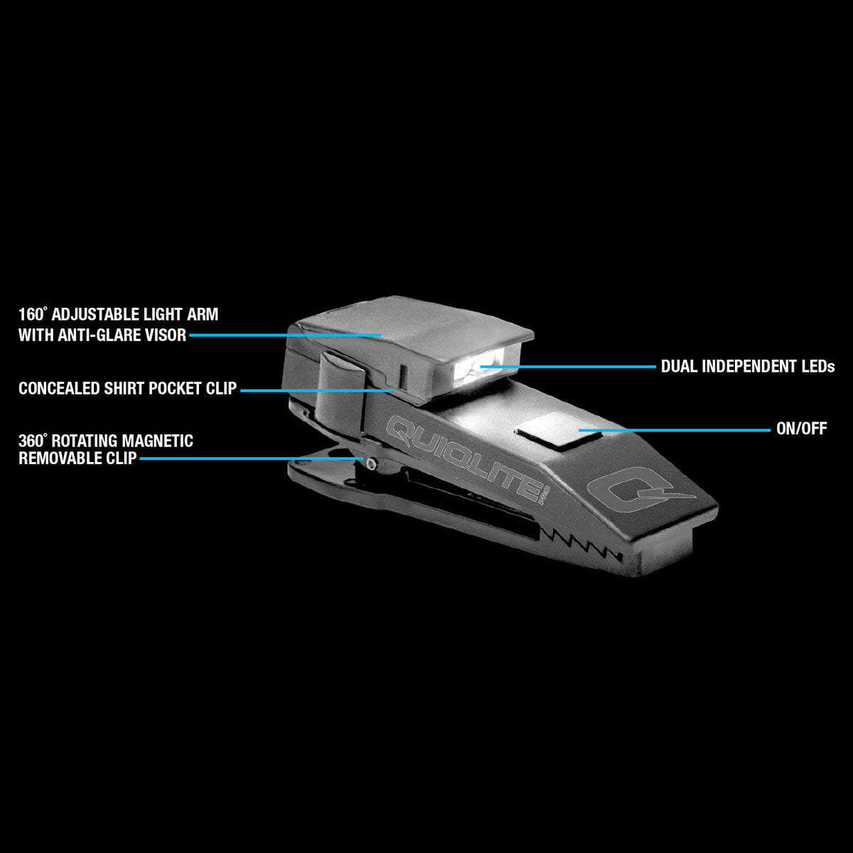 QuiqlitePro Handsfree Dual LED Lighting Outdoor Tactical Australia