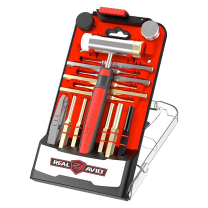 Real Avid Accu-Punch Hammer & Pin Punch Set Brass Outdoor Tactical Australia