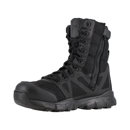 Reebok Tactical Men's 8 Inch Dauntless Ultra Light Size Zip Boot Black RB8720 Outdoor Tactical Australia