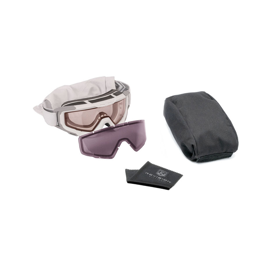 Revision Snowhawk Goggle System I-Vis Essential Kit - SnowHawk-Wht 2L-Clara/Umbra