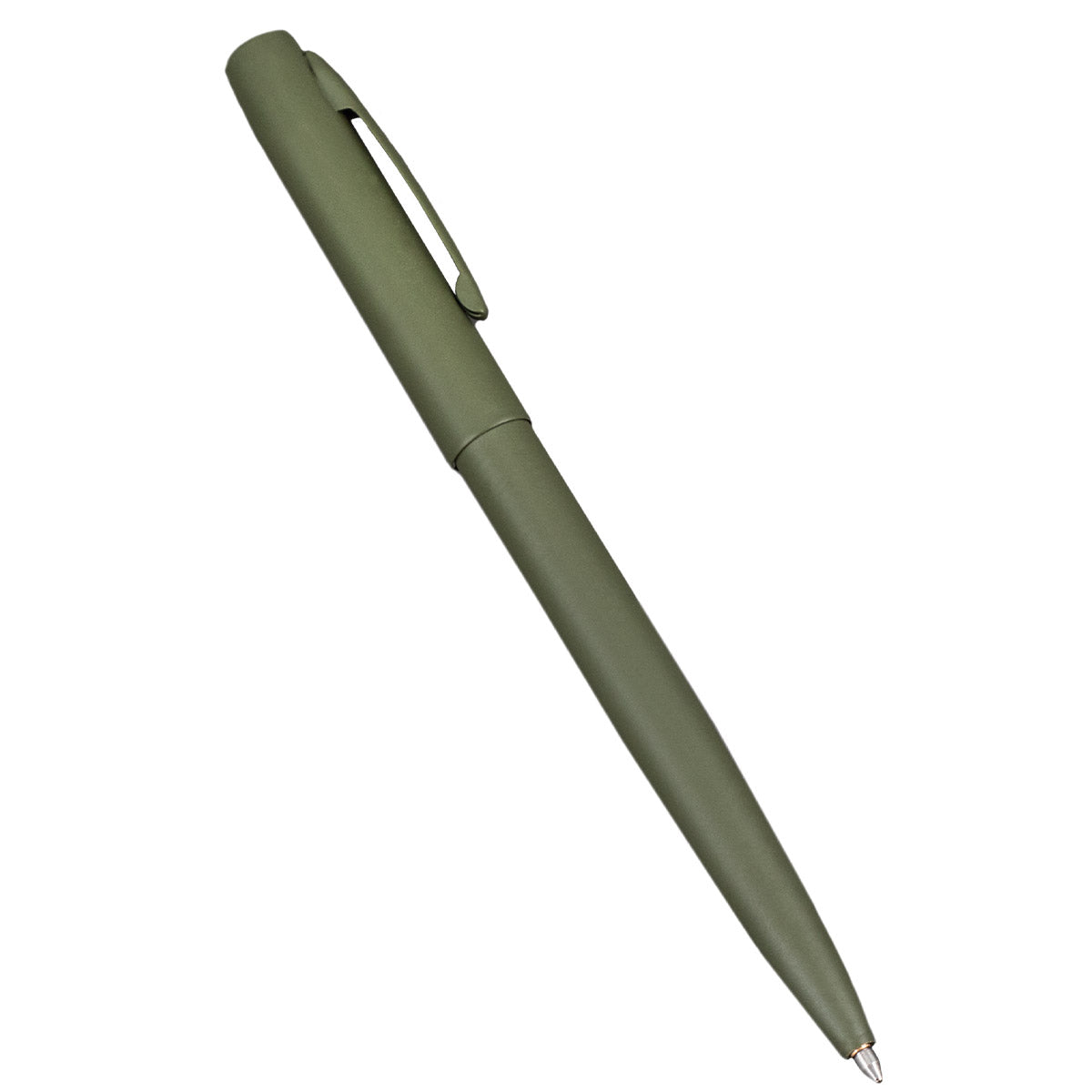 Rite in the Rain All Weather Metal Clicker Pen Olive Drab Green Black Ink Olive Drab Outdoor Tactical Australia