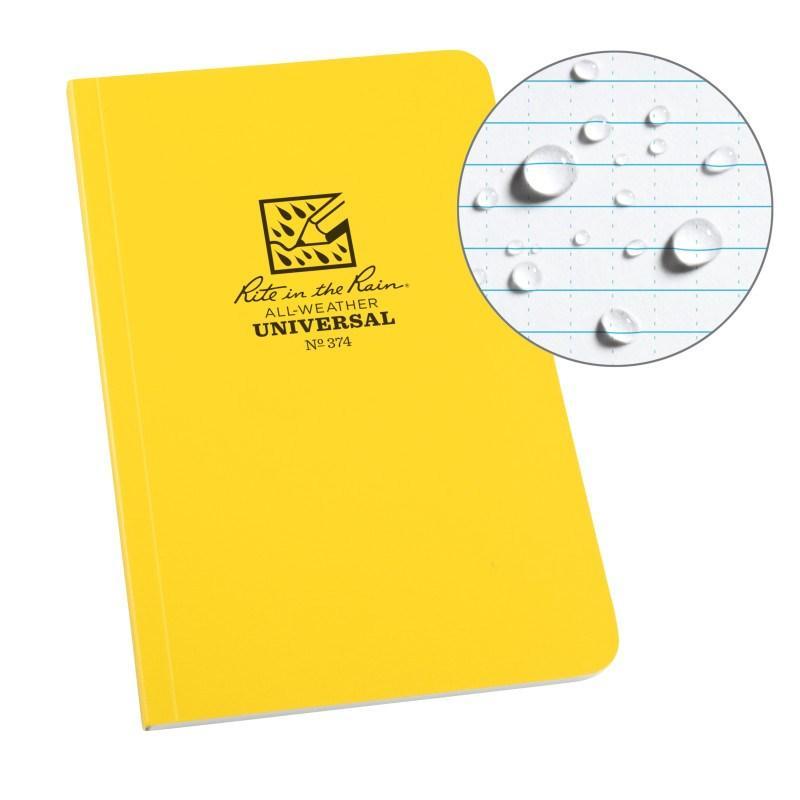 Rite in the Rain No374 Soft Cover Book Universal Yellow Outdoor Tactical Australia