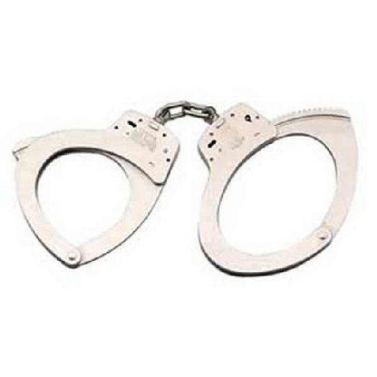 Smith and Wesson Model 110 Special Security Chain-Linked Handcuffs Nickel Outdoor Tactical Australia