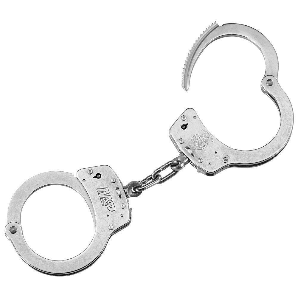 Smith and Wesson M&P Chain Lever Lock Nickel Handcuff Outdoor Tactical Australia