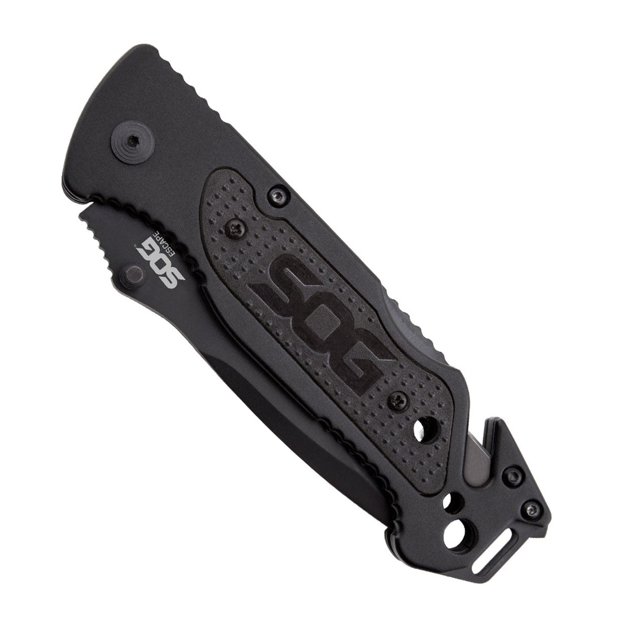 SOG Escape Bead Blast Knife and Rescue Tool Black Outdoor Tactical Australia