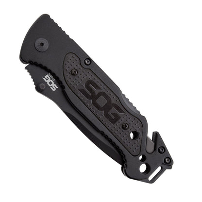 SOG Escape Bead Blast Knife and Rescue Tool Black Outdoor Tactical Australia