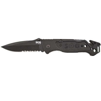 SOG Escape Bead Blast Knife and Rescue Tool Black Outdoor Tactical Australia