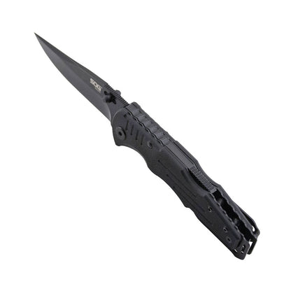 SOG Salute Mini Black Plain Edge Knife Outdoor Tactical Australia