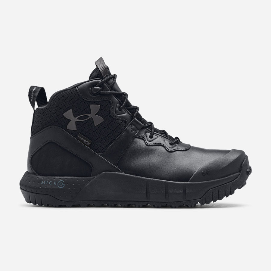 Under Armour Micro G Valsetz Mid Leather Waterproof Uniform Tactical Boots Outdoor Tactical Australia