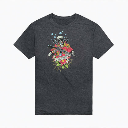 VIKTOS Easy Days Tee Charcoal Heather Small Outdoor Tactical Australia