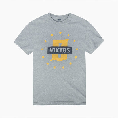VIKTOS Patriot Shield Tee Grey Heather Small Outdoor Tactical Australia