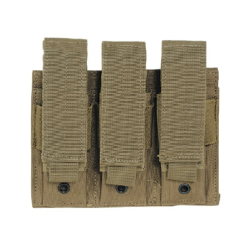 Voodoo Tactical Triple Pistol Mag Pouch - Coyote Outdoor Tactical Australia