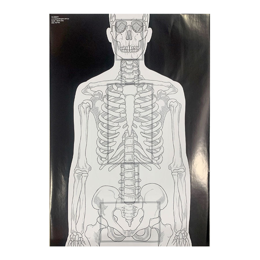 VTS Double Sided Tactical Targets (ZULU) A1 150GSM Pad of 100 Outdoor Tactical Australia