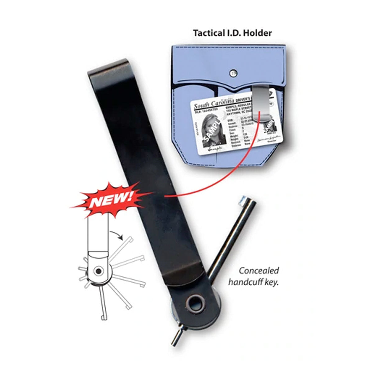 Zak Tool Tactical ID Holder with Cuff Key Outdoor Tactical Australia