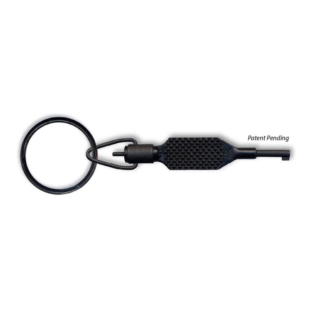 Zak Tool ZT9P Knurled Flat Grip Swivel Key Polymer Black Outdoor Tactical Australia